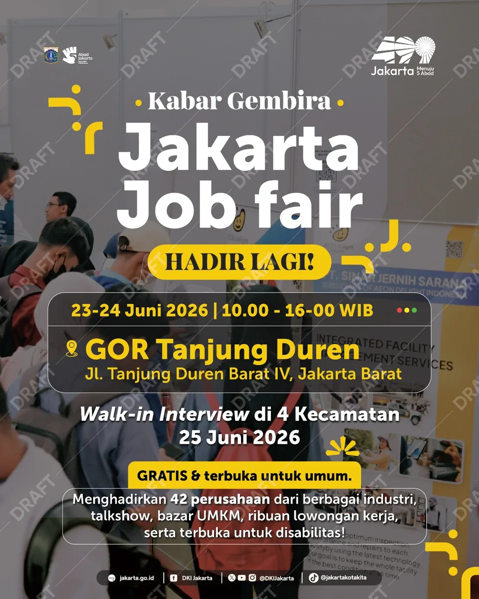 Job Fair Kabupaten Kuningan 2026 (Suku Dinas TKTE Wilayah Kabupaten Kuningan Barat) : 23-24 Juni 2026
